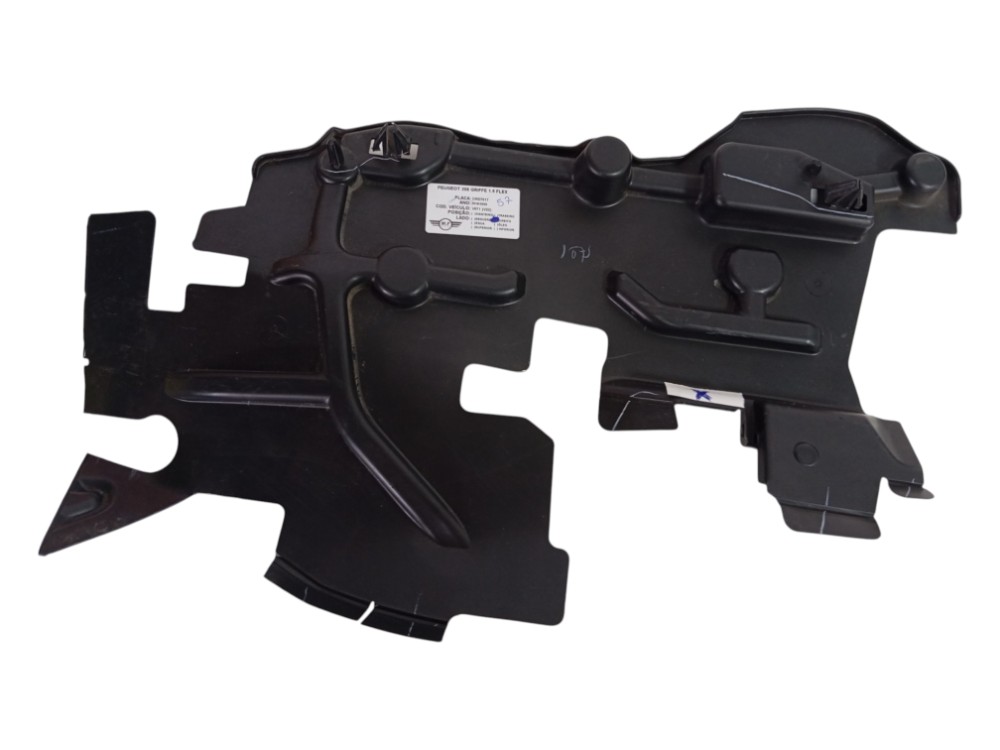 Defletor Ar Radiador Direito Peugeot 208 Griffe 1.6 Aut 2020 3