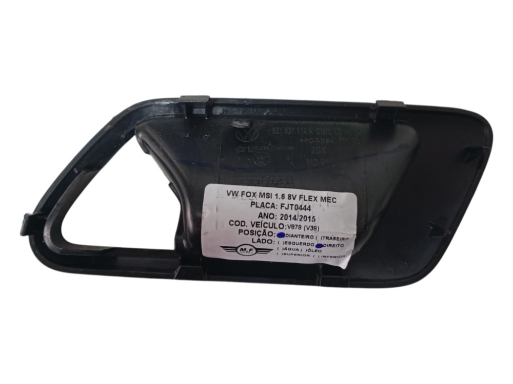 MOLDURA MAÇANETA DIANTEIRA DIREITA VOLKSWAGEN FOX 2015 6