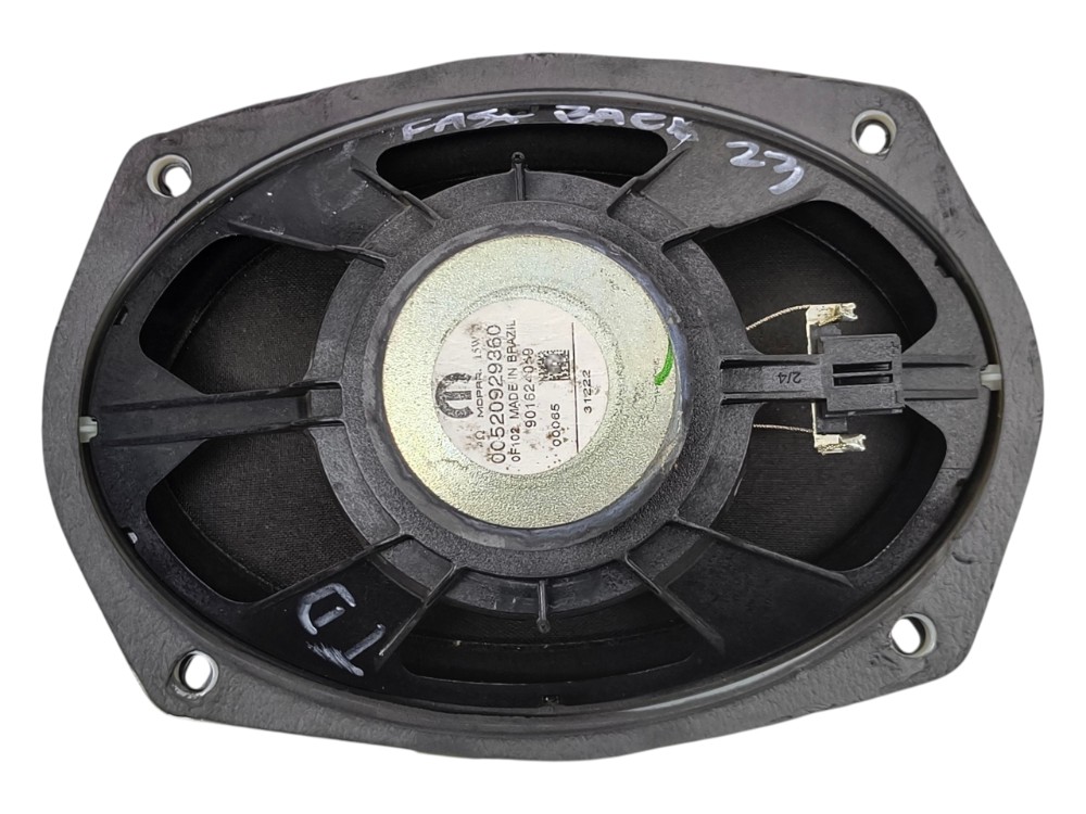 Alto Falante Porta Traseira Direita Fiat Fastback 1.3 2023 Preto 2