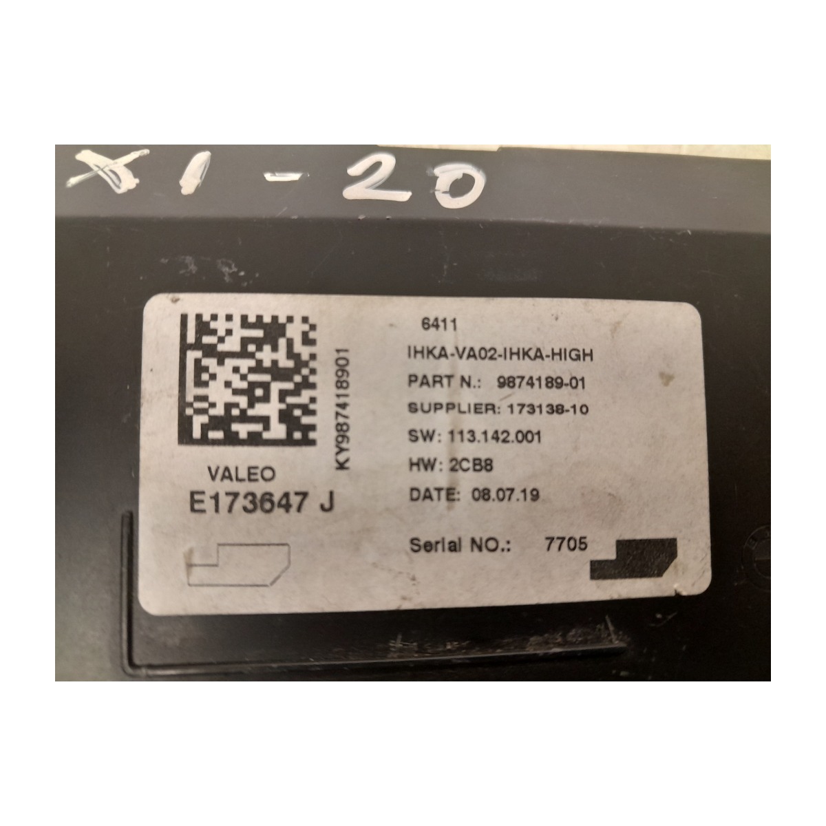 Modulo Conforto Bmw X1 Sdrive20i Active 2.0 Aut Flex 2020 7