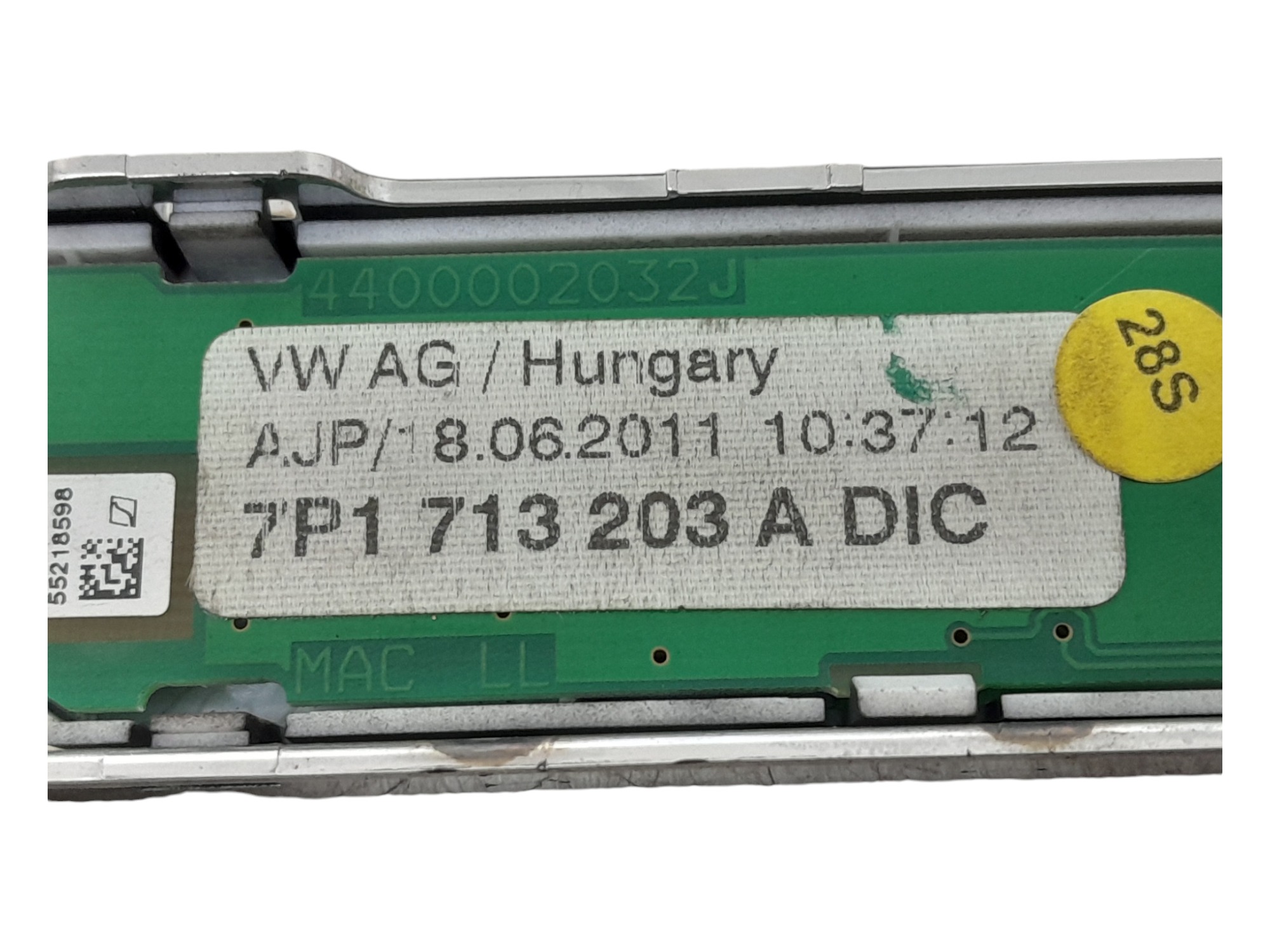 Moldura Trambulador Automatico Volkswagen Touareg 2012 6