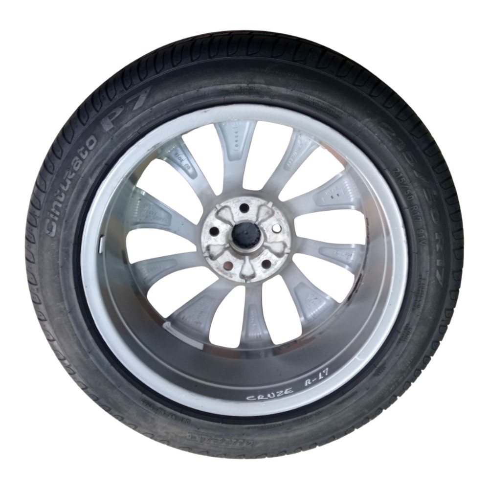 JOGO RODA COM PNEU CRUZE SEDAN 1.4 TURBO AUT 2017 ARO 17 8