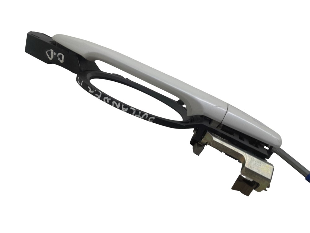 Maçaneta Porta Dianteira Direita Mitsubishi Outlander 2011 Branco Dianteira 3