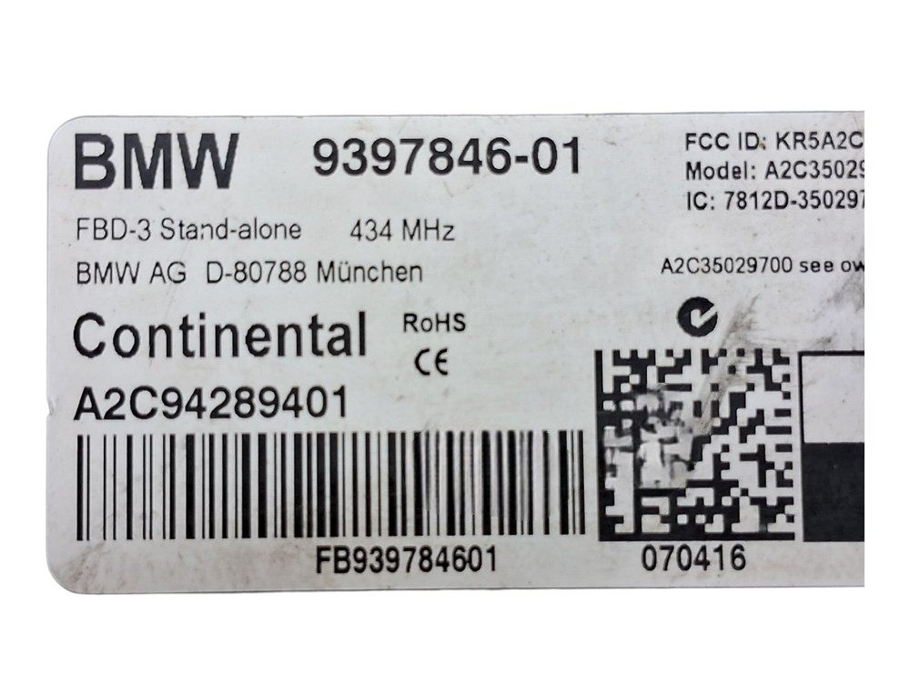 Modulo Antena Bmw X6 Xdrive35i 2017 6