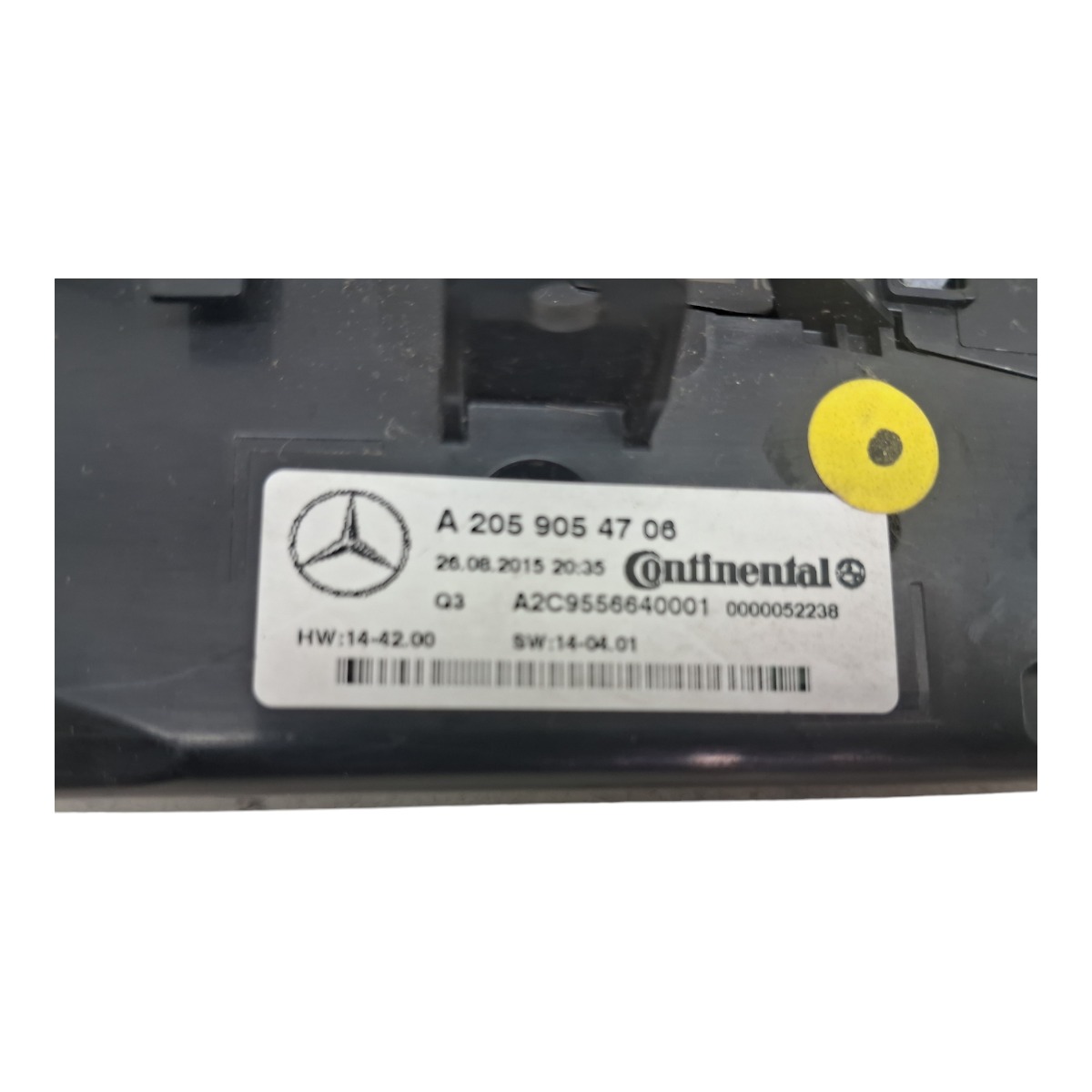 Controle Ar Condicionado Mercedes C180 2016 6
