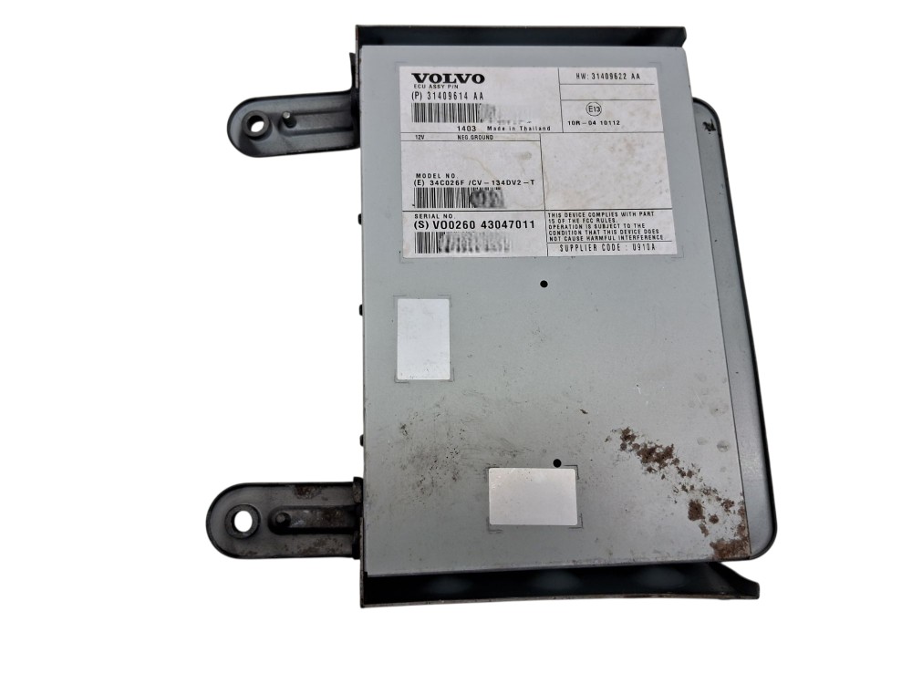 Modulo Amplificador Som Volvo Xc60 Top T6 3.0 6cc 2014 Preto E Cinza 1