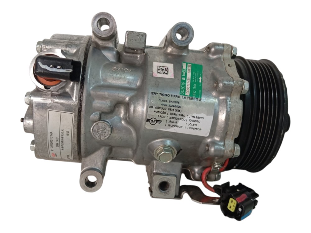 Compressor Ar Condicionado Chery Tiggo 8 Pro 1.6 Turbo 2025 2