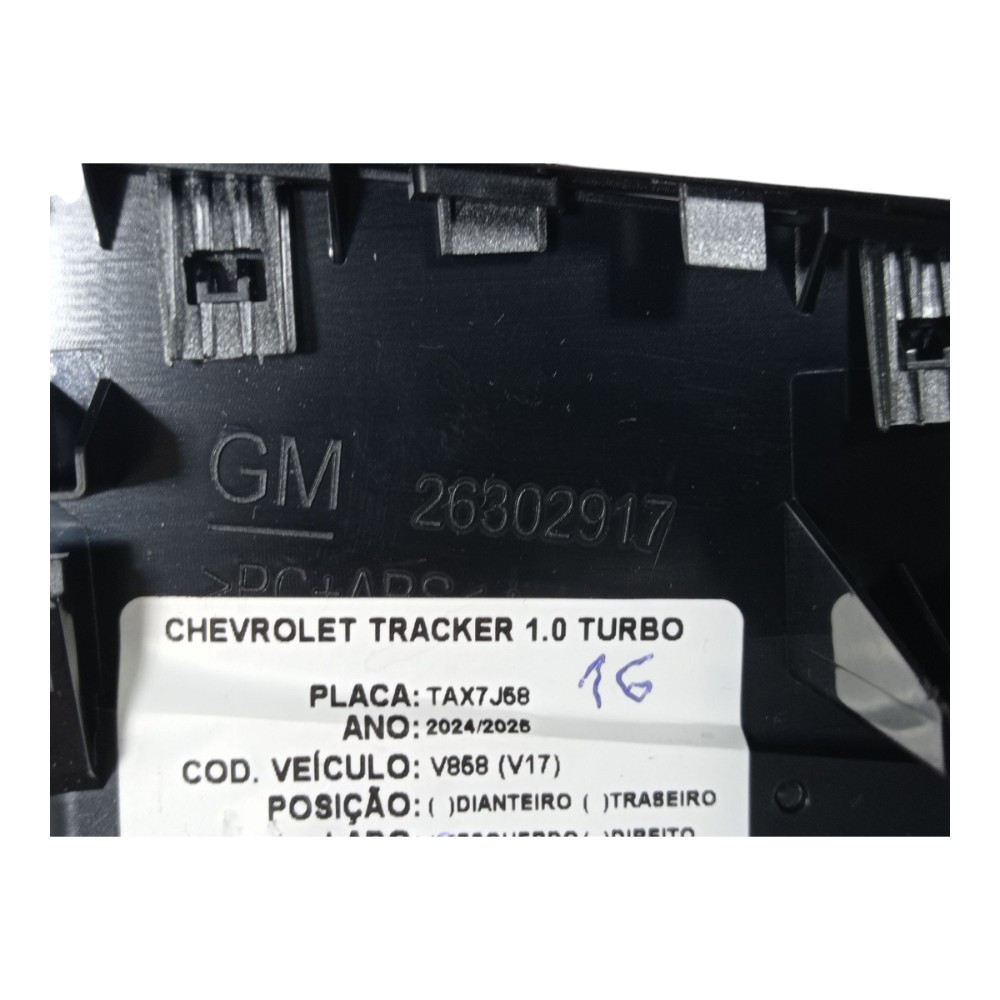 Difusor Ar Esquerdo Chevrolet Tracker Lt 2025 5