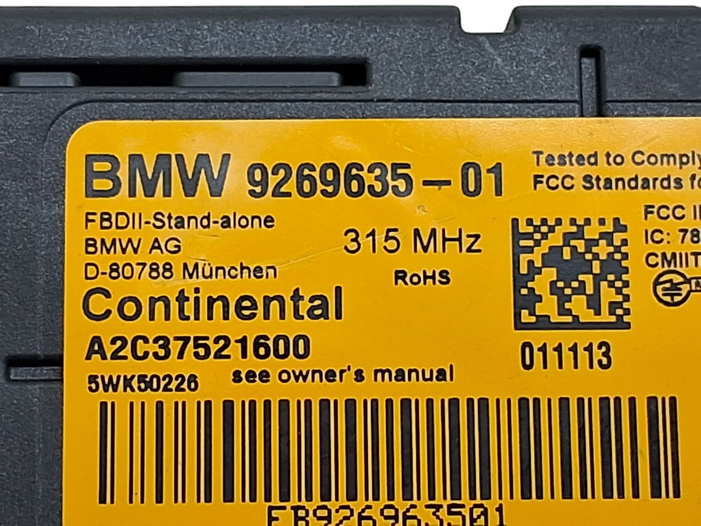 Modulo Alarme Bmw 116i N13 1.6 2014 6