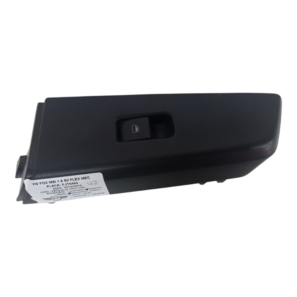 Botao Vidro Traseiro Esquerdo Volkswagen Fox Msi 1.6 2015 2