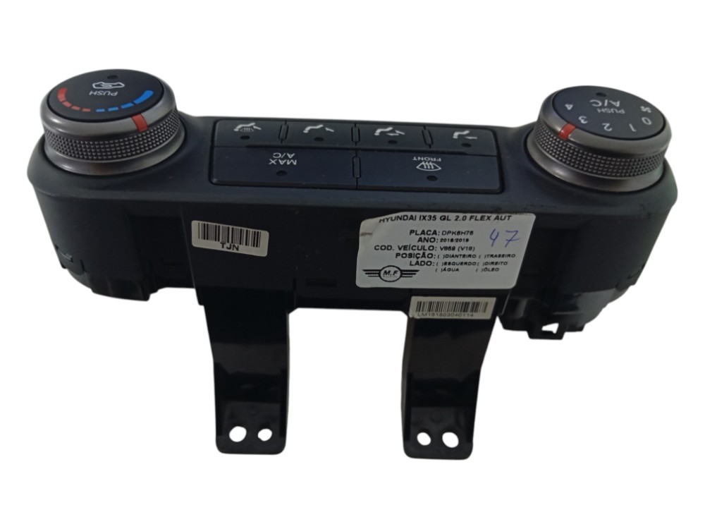 Controle Comando Ar Condicionado Hyundai Ix35 Gl Aut 2019 3