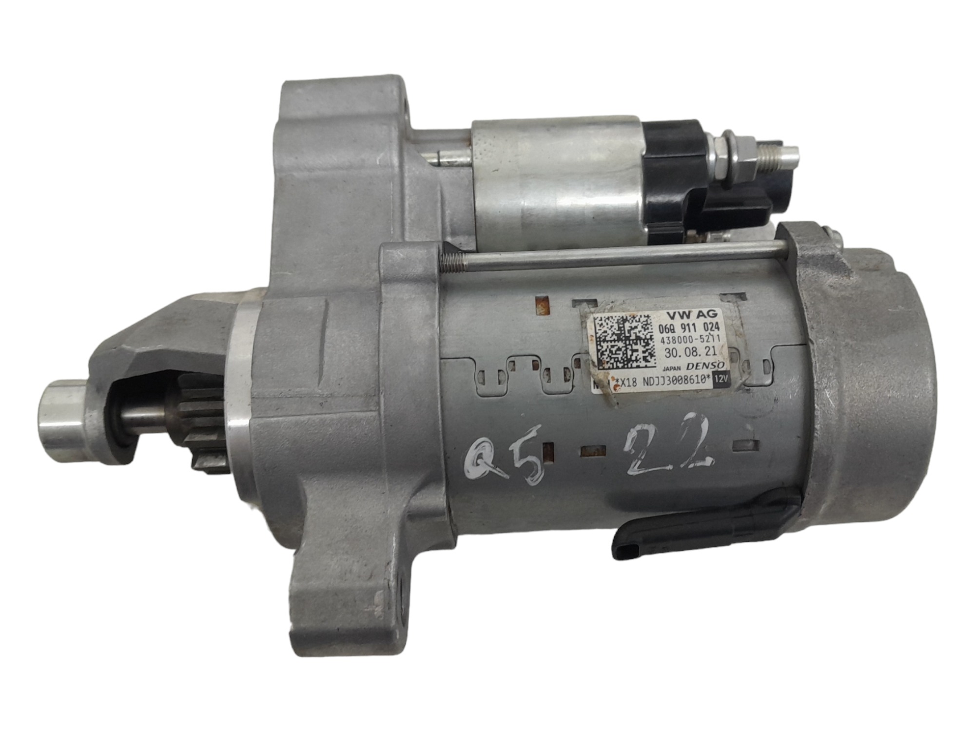 Motor De Arranque Audi Q5 Tfsi 2.0 16v Turbo Gas 2022