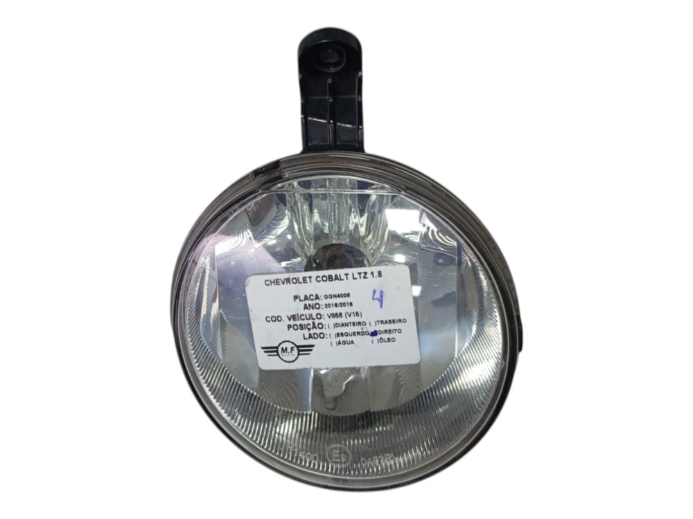 Farol de milha direito Chevrolet cobalt lzt 1.8 2016