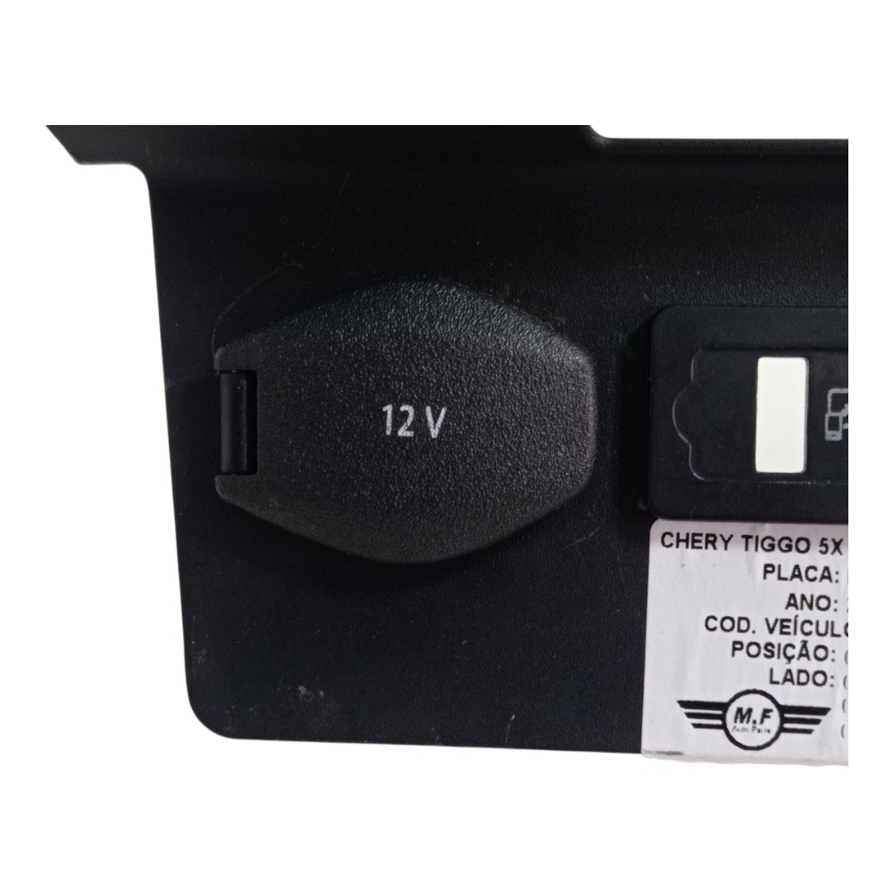 MOLDURA ACEDENDOR TOMADA 12V CHERY TIGGO 5X TXS 1.5 AUT 2020 3