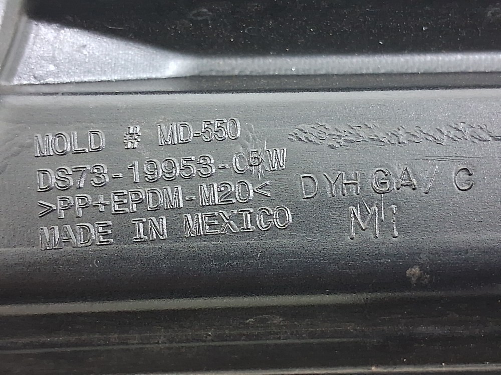 Moldura Farol Milha Esquerdo Ford Fusion Titanium 2016 Preto Esquerdo 5
