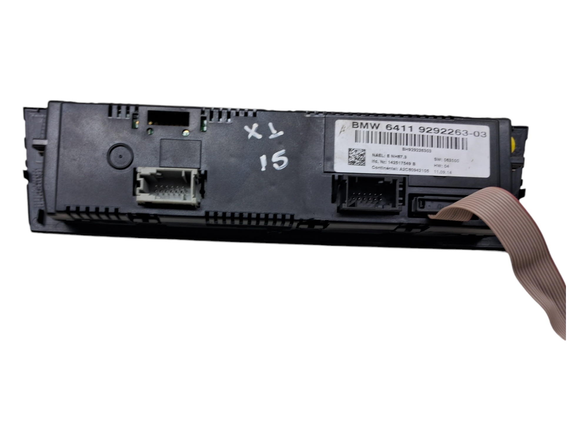 Controle Ar Condicionado Bmw X1 2015 4