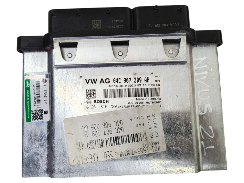 Kit Cold Modulo Injeçao Volkswagen Nivus Highline Tsi 2021 3