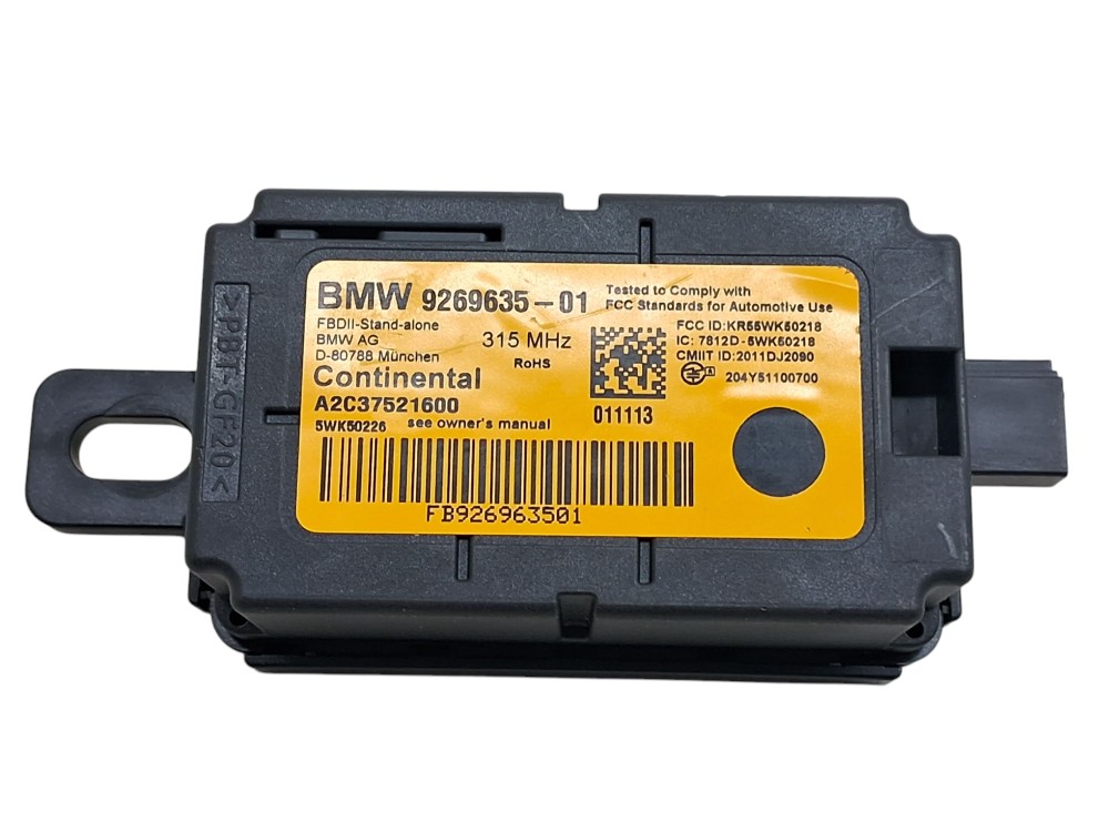 Modulo Alarme Bmw 116i N13 1.6 2014 1