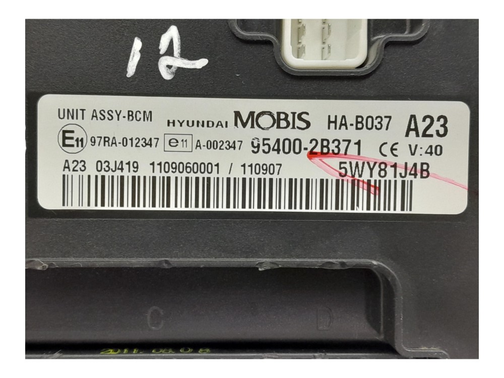 Modulo Conforto Unit Assy Bcm Hyundai Santa Fe 3.5 V6 2012 10