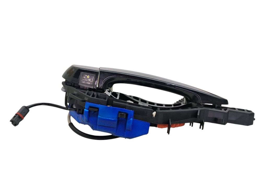 Macaneta Externa Porta Traseira Direita Bmw 116i 2014 Preto Traseira 3