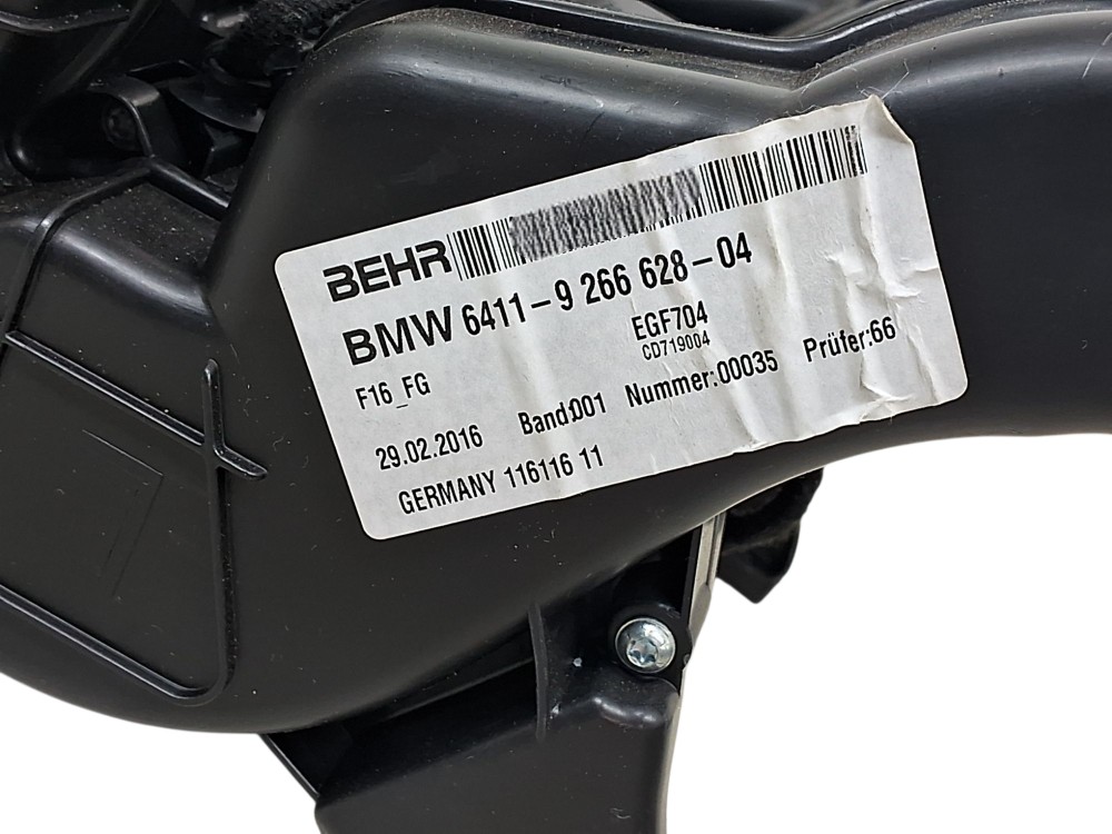 Caixa Evaporadora Ar Condicionado Tras Bmw X6 Xdrive35i 2017 Preto 8