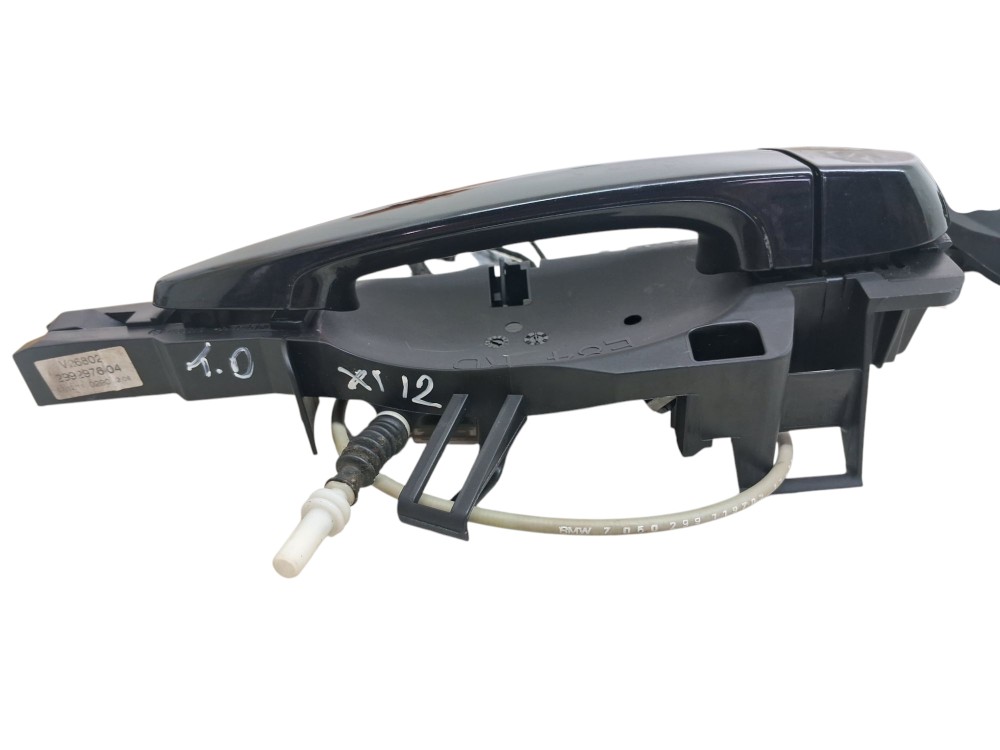 Macaneta Externa Porta Traseira Direita Bmw X1 2012 Preto Traseira 3