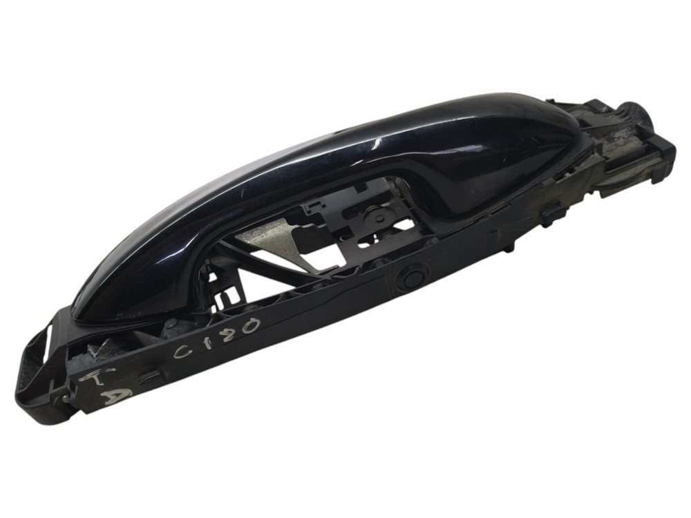 Maçaneta Externa Porta Traseira Direita Mercedes C180 2016 Preto Traseira 3