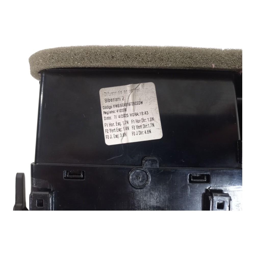 Difusor Ar Central Volkswagen Polo Sense 1.0 Aut 2026 4