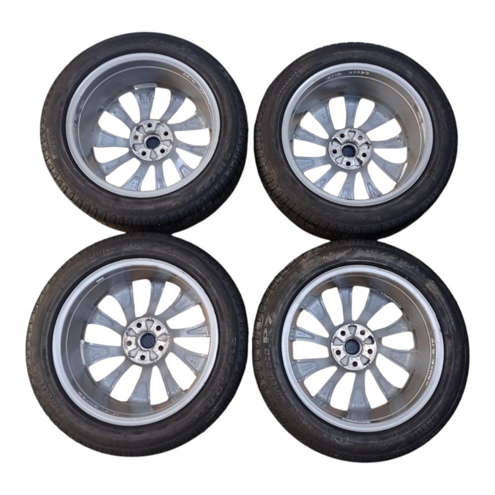 JOGO RODA COM PNEU CRUZE SEDAN 1.4 TURBO AUT 2017 ARO 17 2