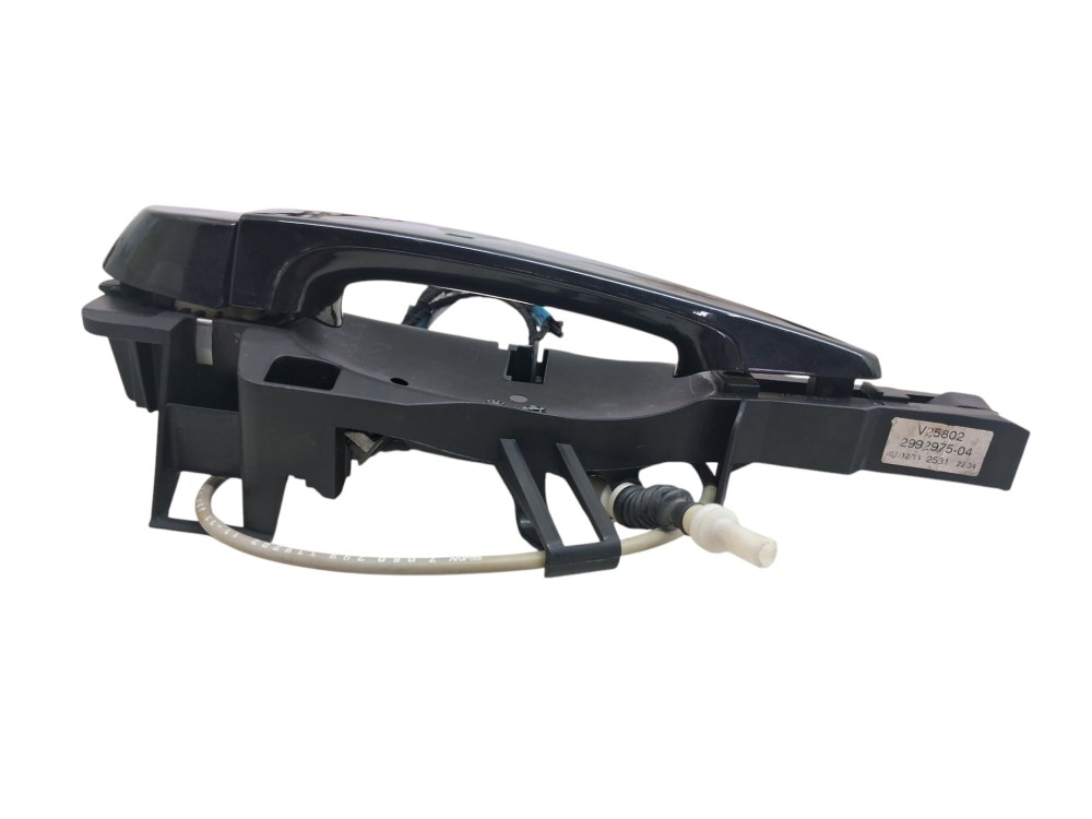 Macaneta Externa Porta Traseira Esquerda Bmw X1 2012 Preto Traseira 3