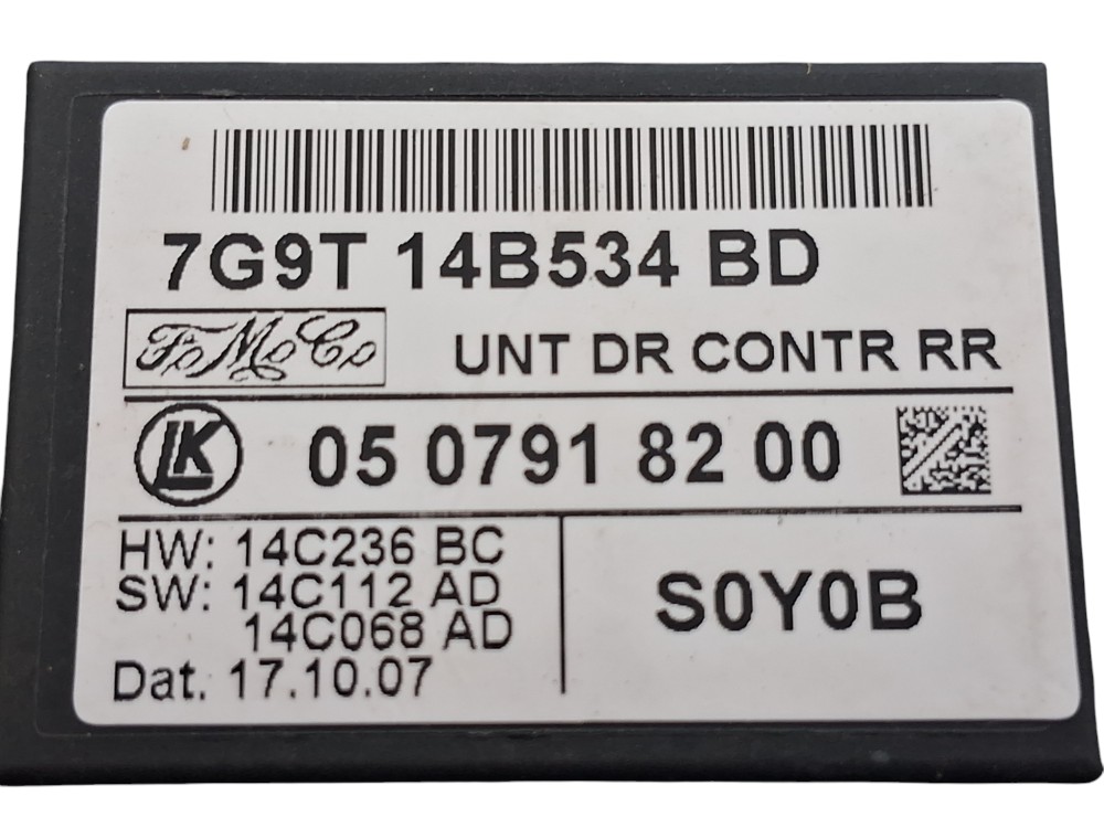 Modulo Porta Traseira Esquerda Land Rover Freelander 2 2008 6