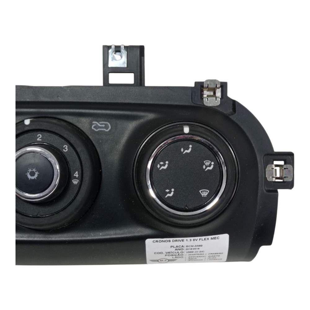 Comando Controle Ar Condicionado Fiat Cronos 1.3 2019 7