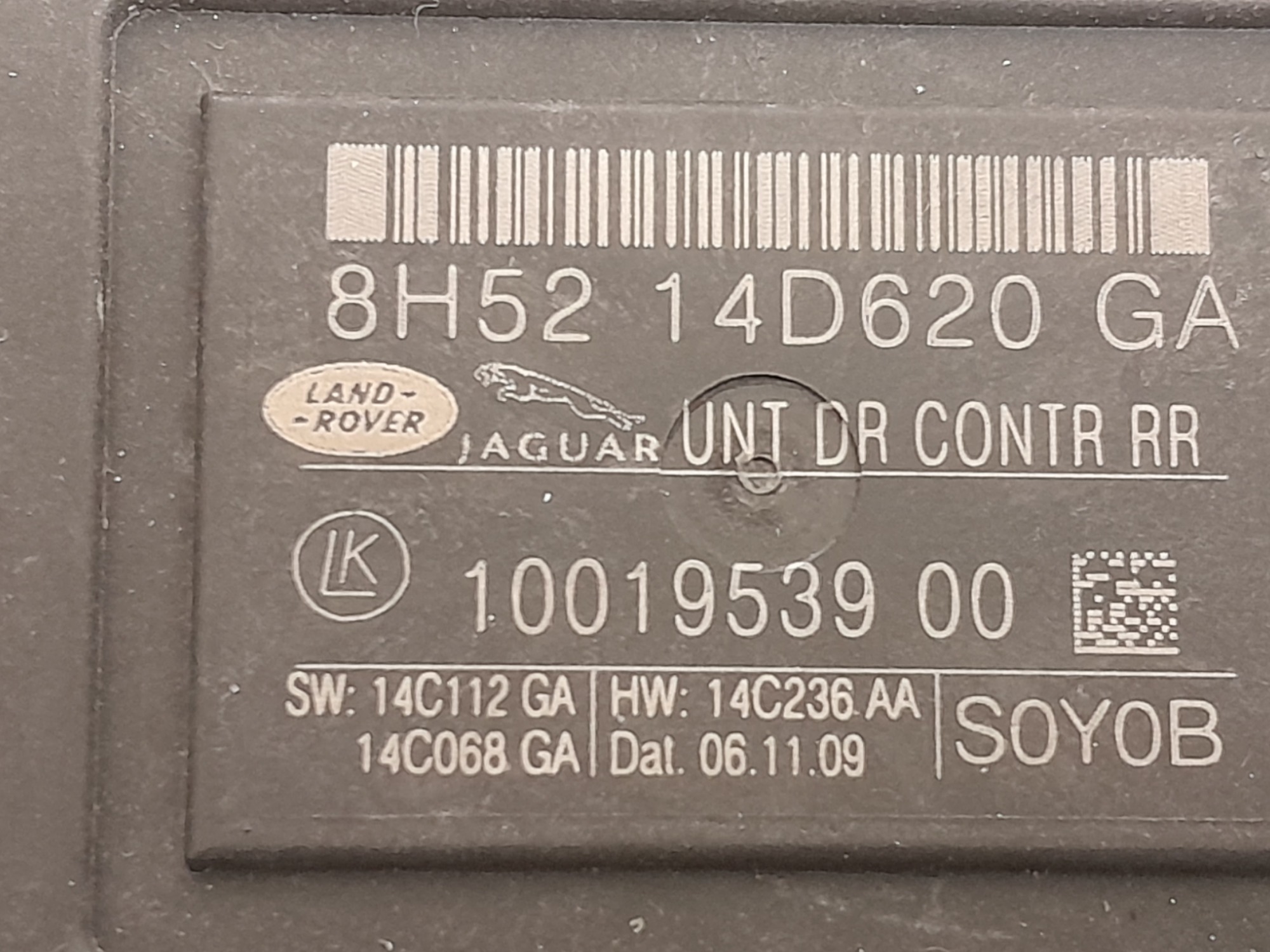 Modulo Porta Traseira Direita Land Rover Freelander 2 2012 6