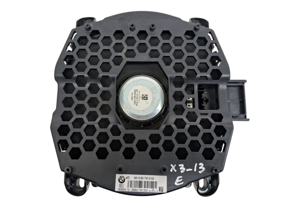 Alto Falante Subwoofer Esquerdo Bmw X3 Xdrive20i 2013 Preto 6