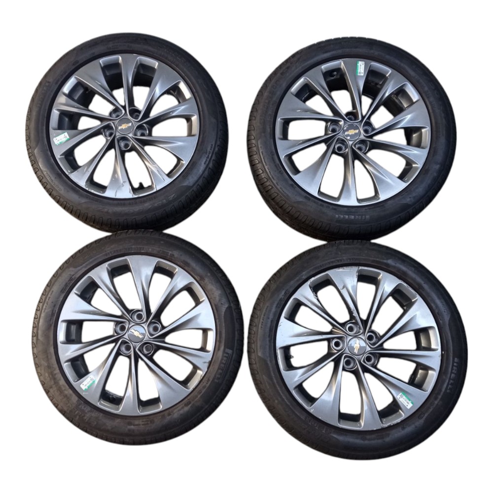 JOGO RODA COM PNEU CRUZE SEDAN 1.4 TURBO AUT 2017 ARO 17