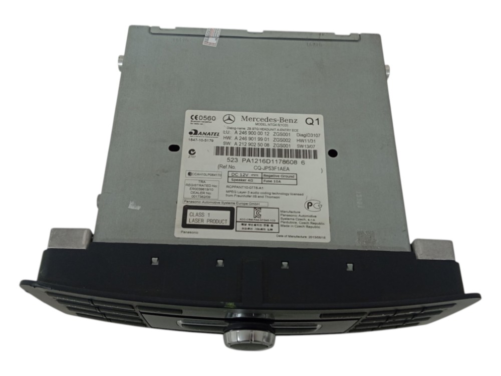 SOM RADIO MULTIMÍDIA MERCEDES A200 2014 5