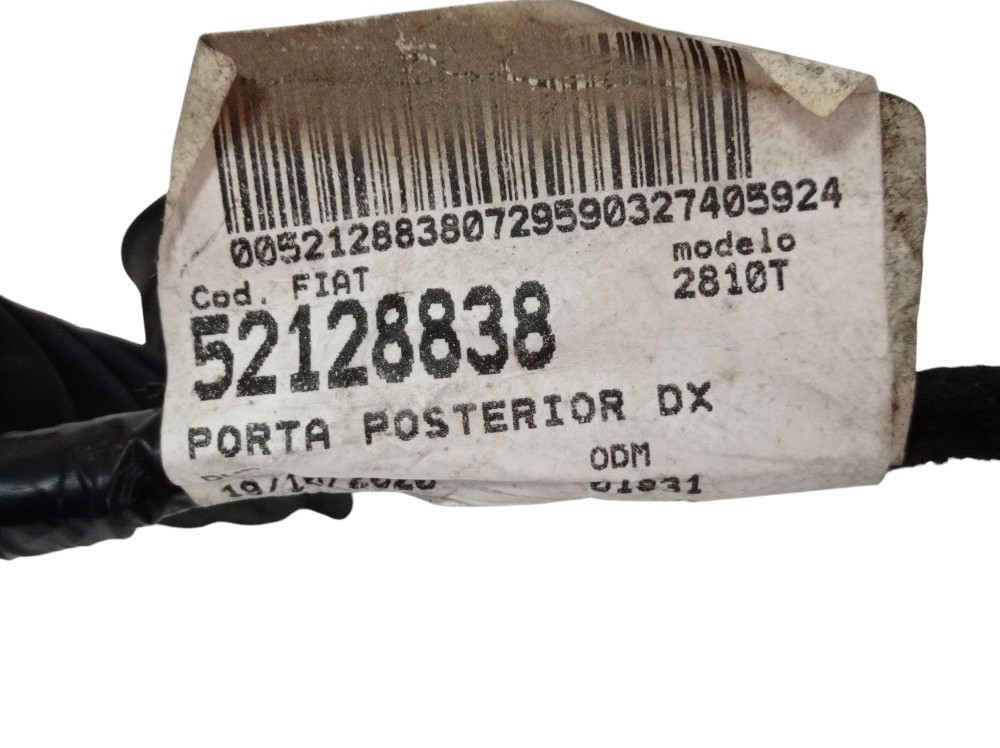 Chicote Porta Traseiro Direito Fiat Strada Cd 1.3 Aut 2024 4