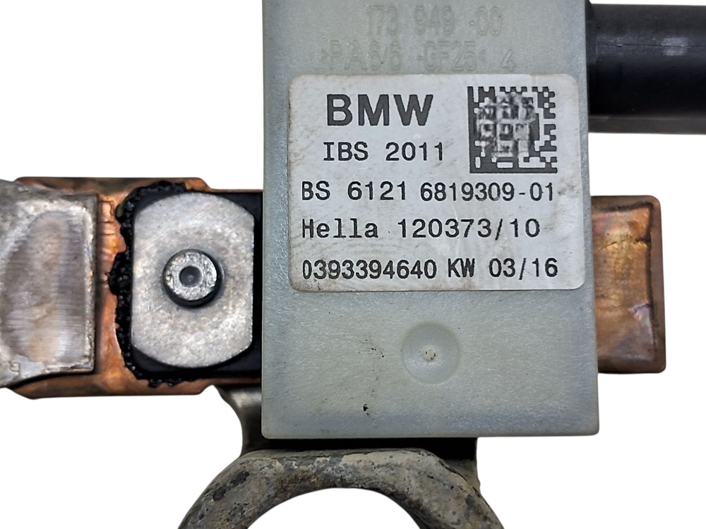 Cabo Sensor Negativo Bateria Bmw X6 Xdrive35i 2017 7