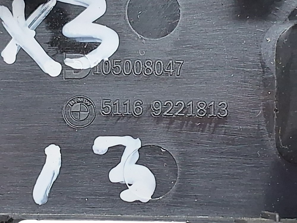 Acabamento Tomada 12v Bmw X3 Xdrive20i 2013 – Preto 5