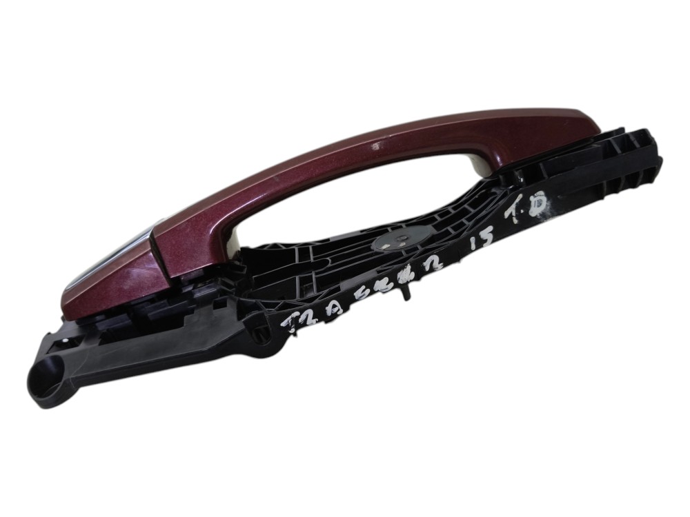 Maçaneta Externa Porta Tras Direita Chevrolet Tracker 2015 Vermelho E Cromado Traseira 3
