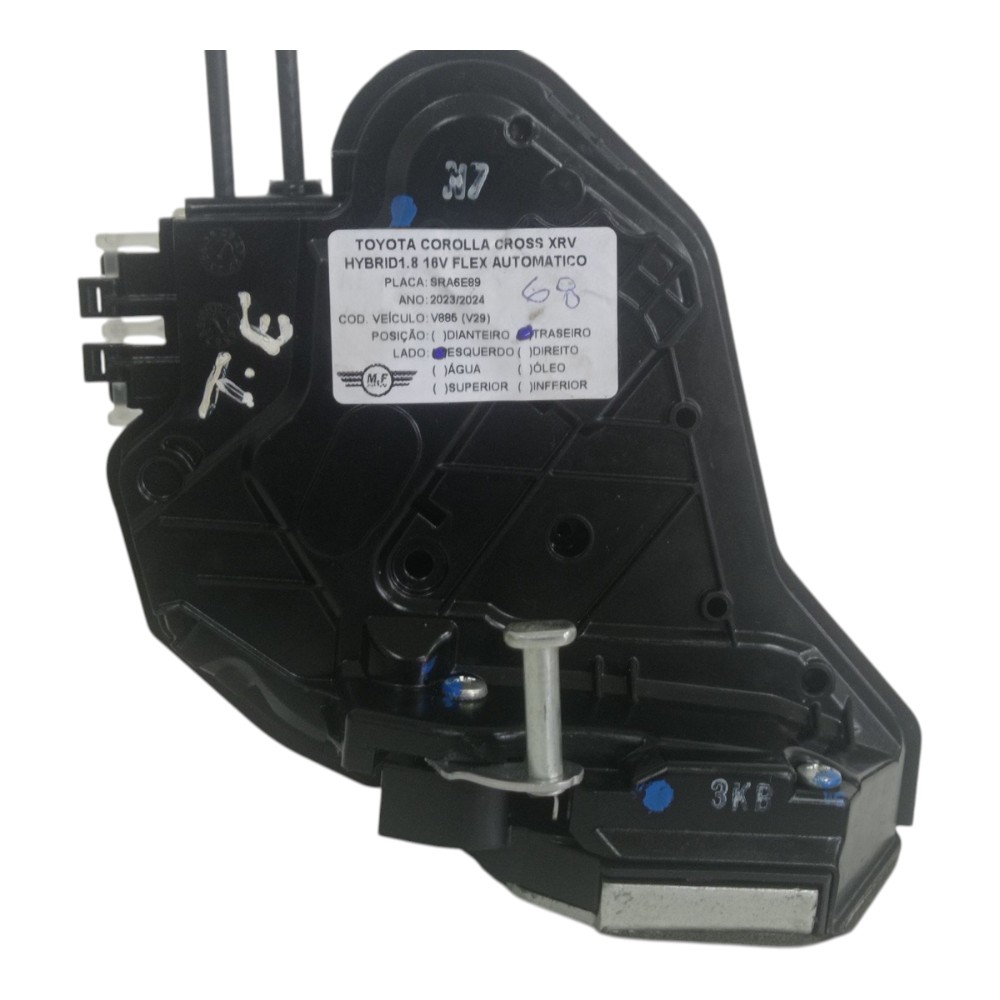 FECHADURA PORTA TRASEIRO ESQUERDO TOYOTA COROLLA CROSS 2024 5