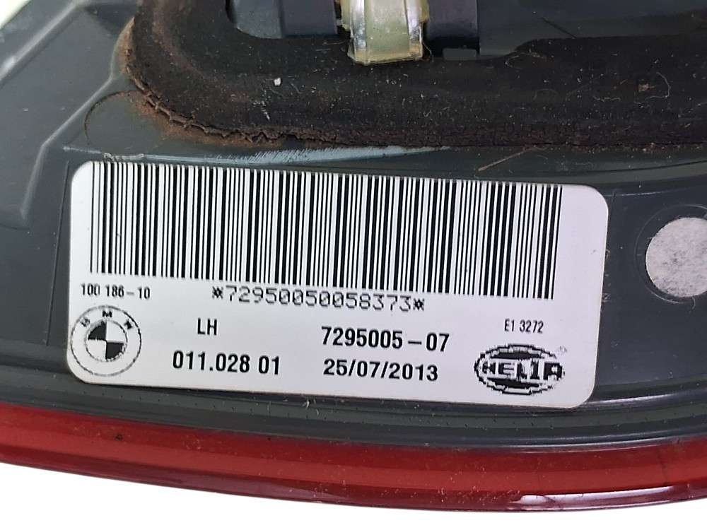 Lanterna Esquerda Tampa Traseira Bmw X6 2014 Esquerdo/motorista Vermelho 6