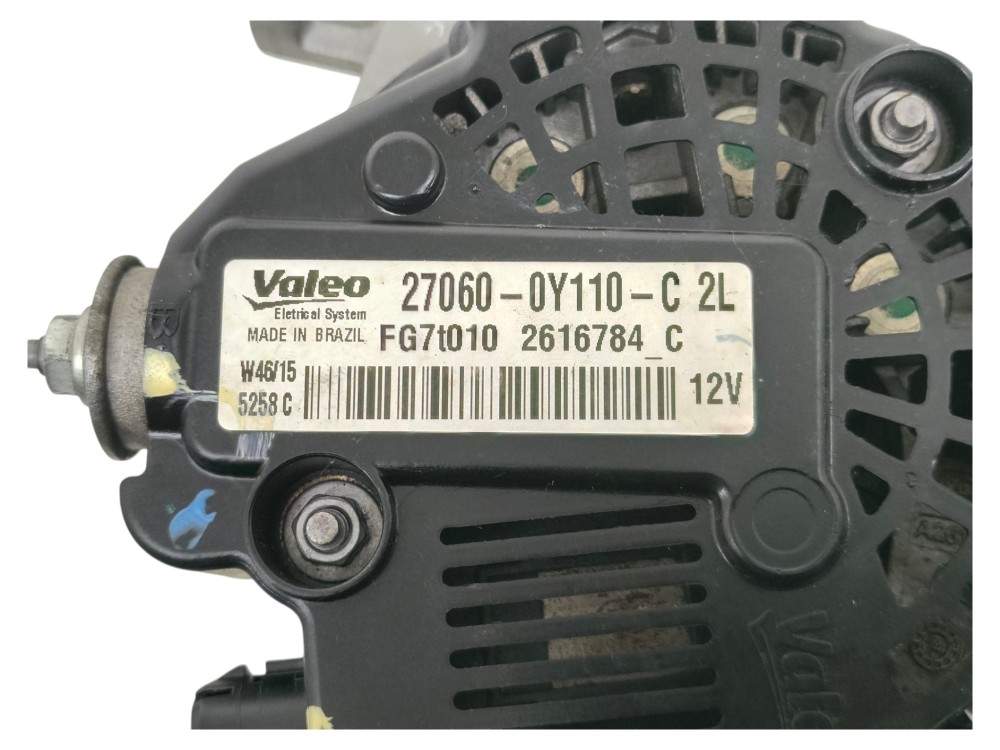 Alternador Toyota Etios Xls 1.5 16v Flex 2016 7