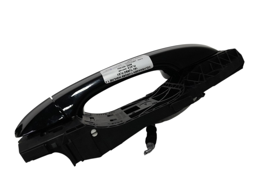 Macaneta Externa Porta Tras Direita Volkswagen Tcross 2024 Preto Traseira 3