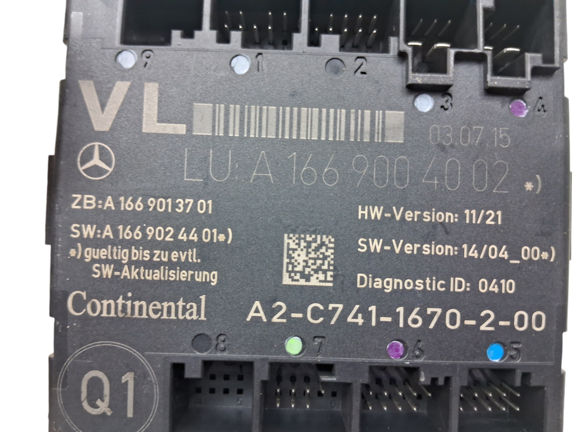 Módulo Porta Dianteira Esquerda Mercedes Cla 250 4m 2015 6