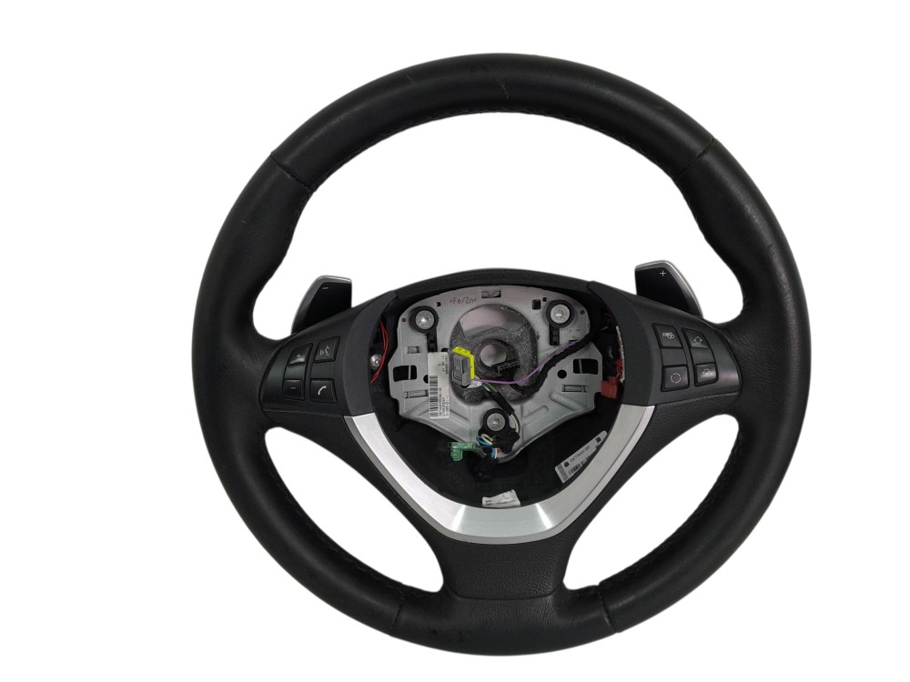 Volante Com Controle De Som Bmw X6 2014 Preto