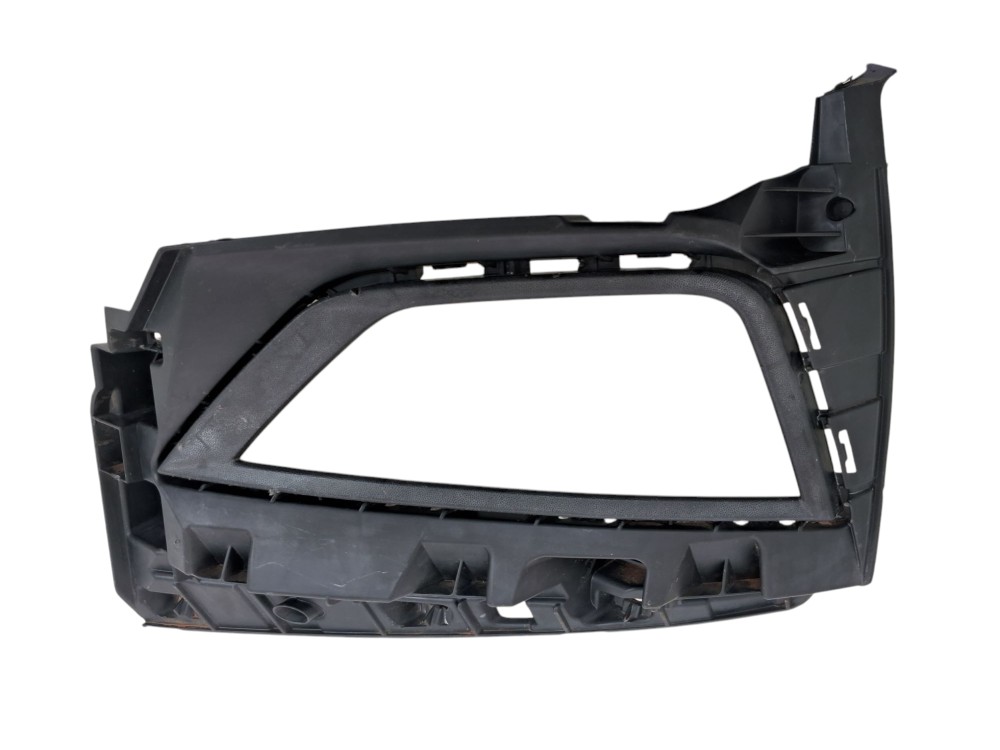 Grade Acabamento Farol Milha Direito Volkswagen Polo 2020 Preto Direito