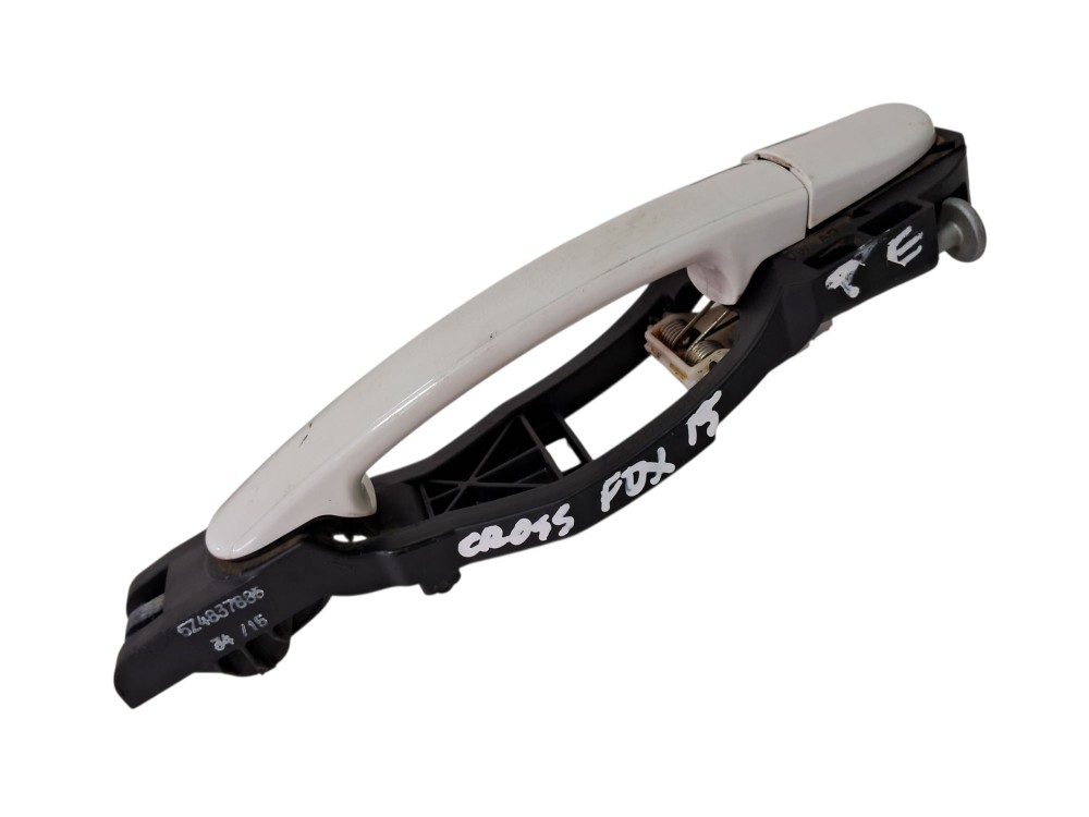 Maçaneta Externa Traseira Esquerda Volkswagen Crossfox 2016 Branco 2