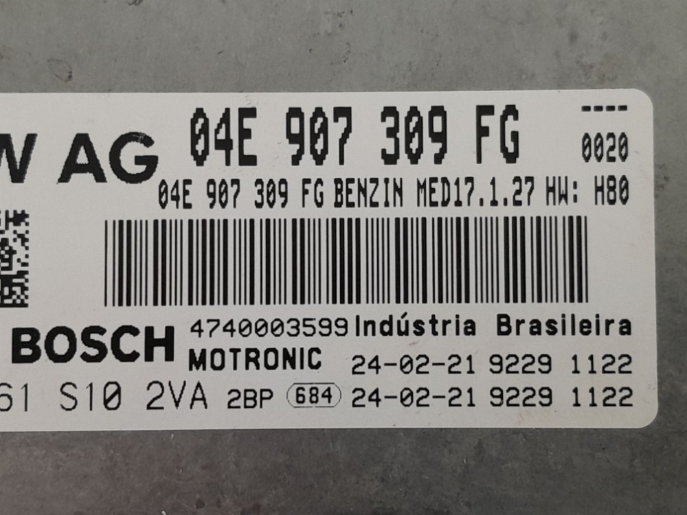 Modulo Injecao Volkswagen Tcross 1.4 16v Turbo Flex 2024 7