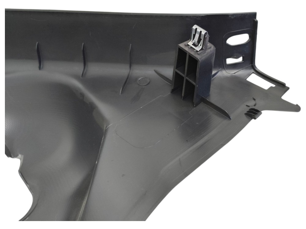 Acabamento Lateral Direito Banco Tras Chevrolet Cobalt 2019 Preto 3